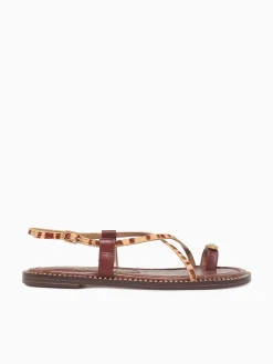 Sale Sam Edelman tenly beechwood brandy haircalf Brown