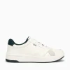 Fashion Keds the court offwhite green leather Off White
