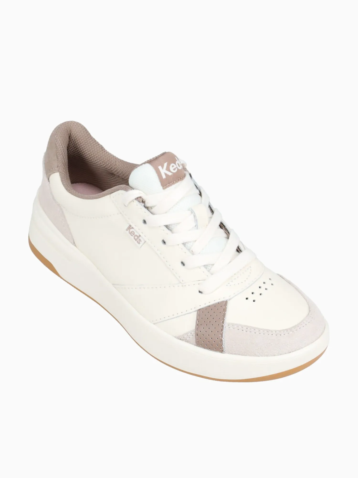Best Keds the court offwhite taupe leather Off White
