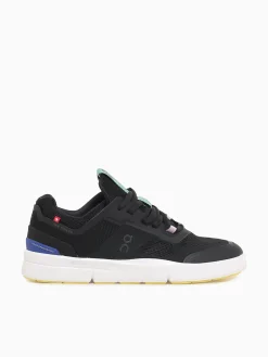 Hot ON the roger spin indigo leather Black