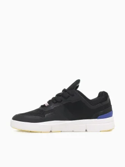 Hot ON the roger spin indigo leather Black