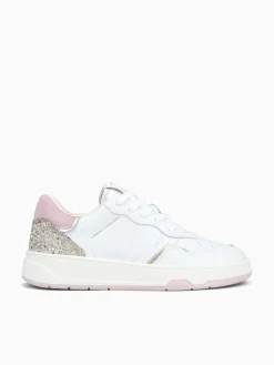 Outlet CRIME LONDON timeless 21301aa7 10 wht pink lea g White