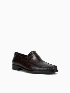 Outlet Marco Moretti 9045 t.moro vitello croco Brown