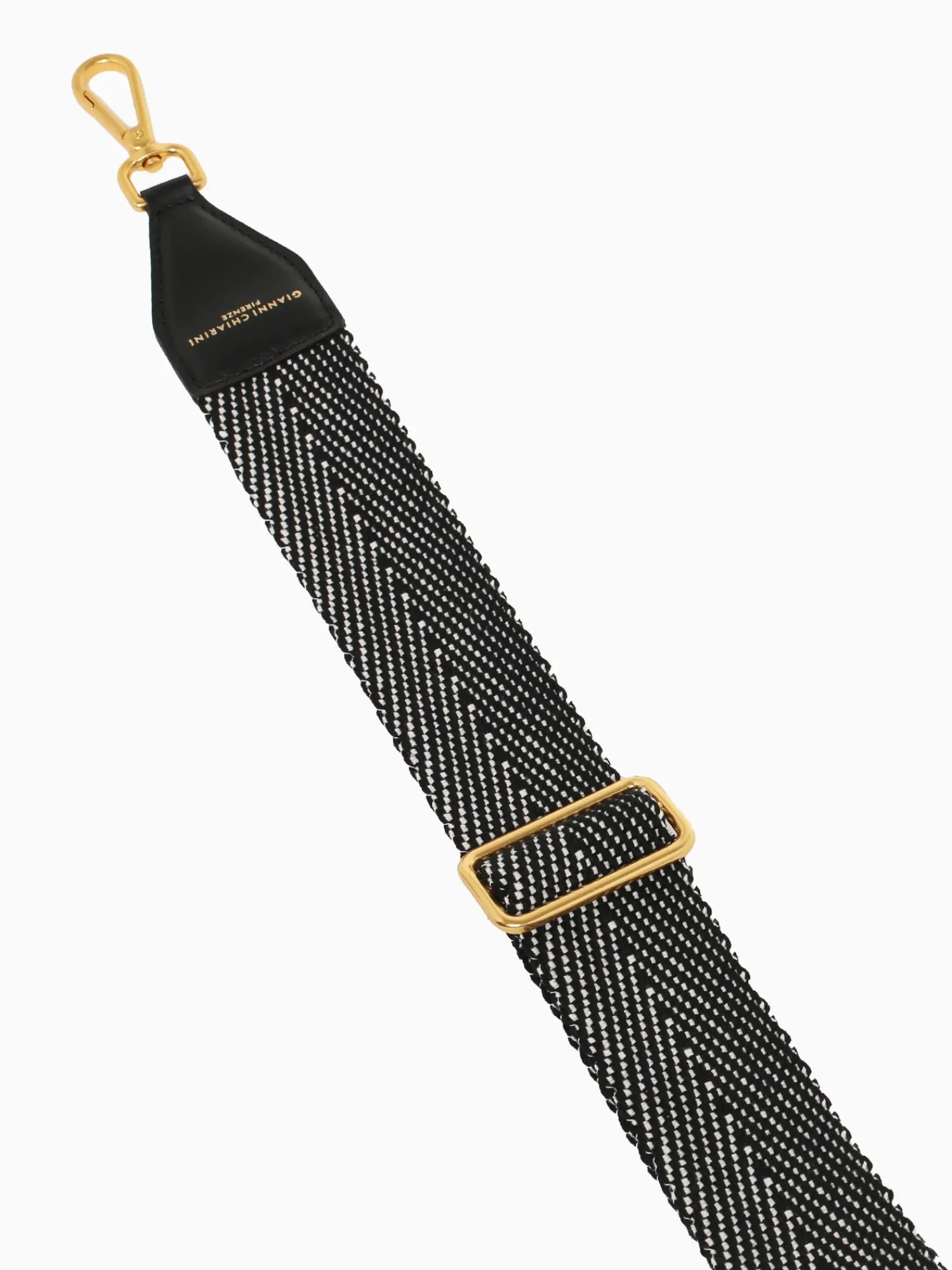Online GIANNI CHIARINI tracolla spiga strap nero Black