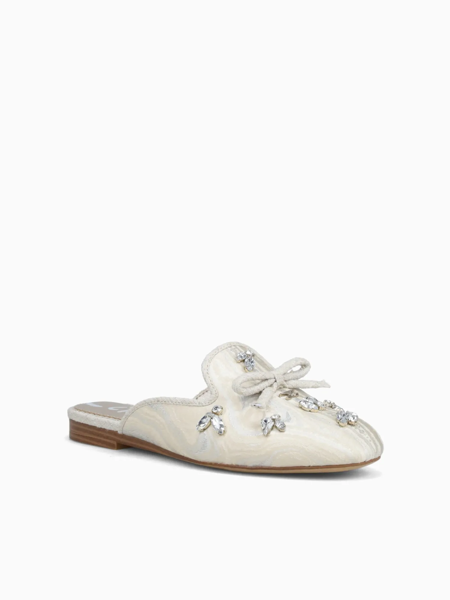 Hot Circus NY by Sam Edelman trish jewel dk. vanilla bean fabric Off White