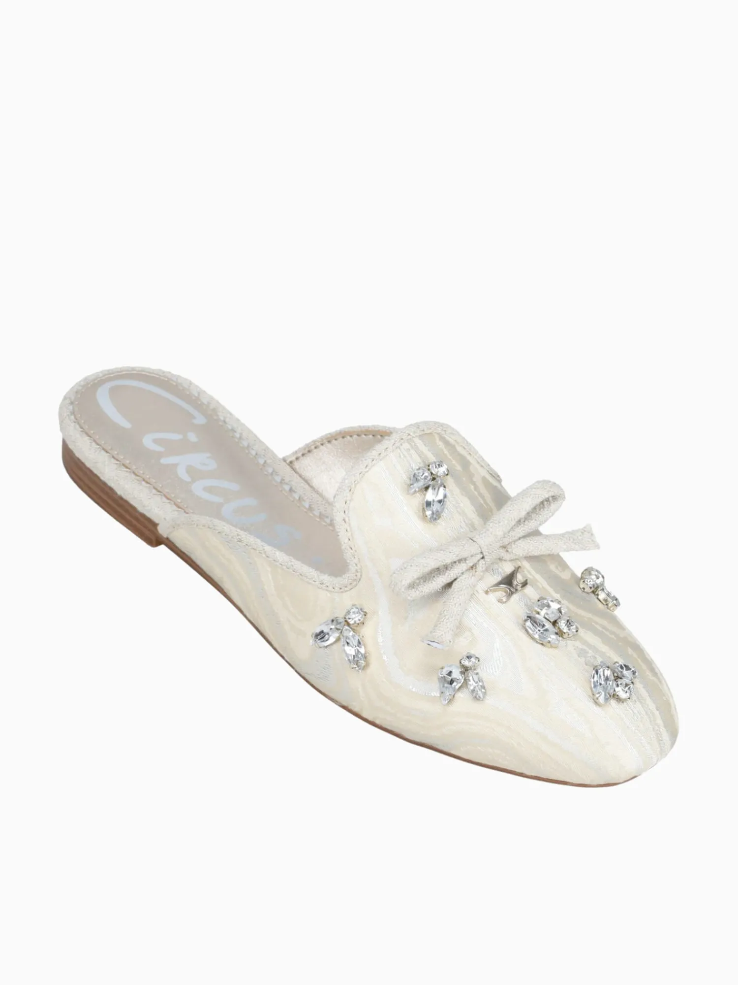 Hot Circus NY by Sam Edelman trish jewel dk. vanilla bean fabric Off White