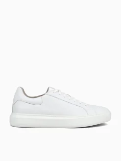 New Geox u deiven leather White