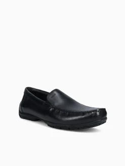 New Geox u moner w 2fit a leather Black