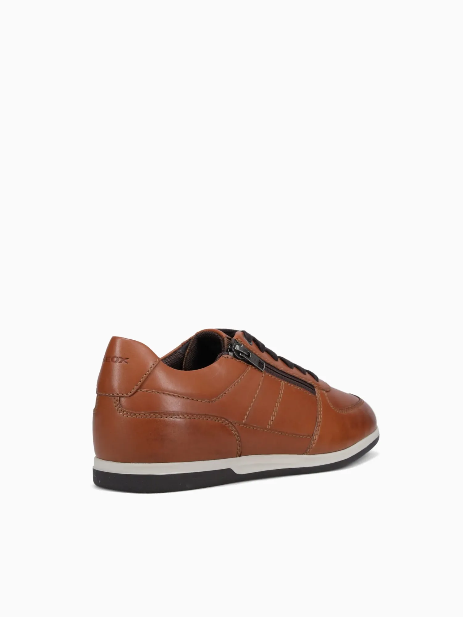 New Geox u renan leather Brown