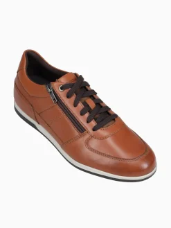 New Geox u renan leather Brown