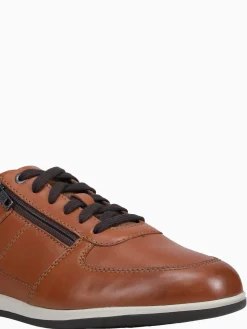 New Geox u renan leather Brown