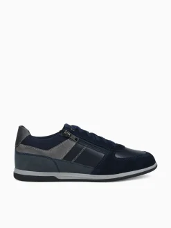 Best Geox u renan grey suede nappa Navy