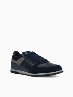 Best Geox u renan grey suede nappa Navy