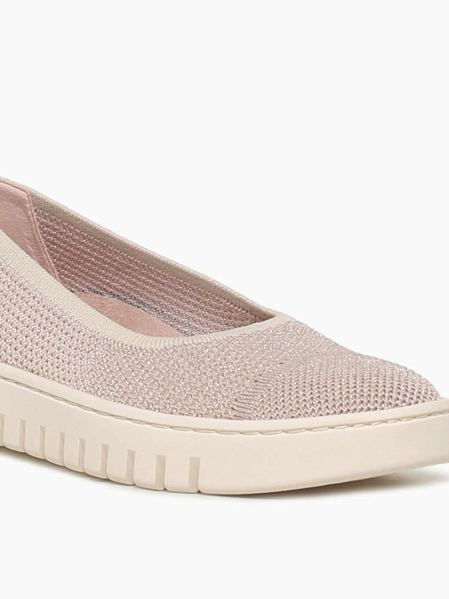 Outlet VIONIC uptown skimmer knit cameo rose gold knit Beige