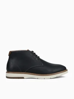 Clearance Florsheim vibe plian toe chukka blk brw crazy hors Black
