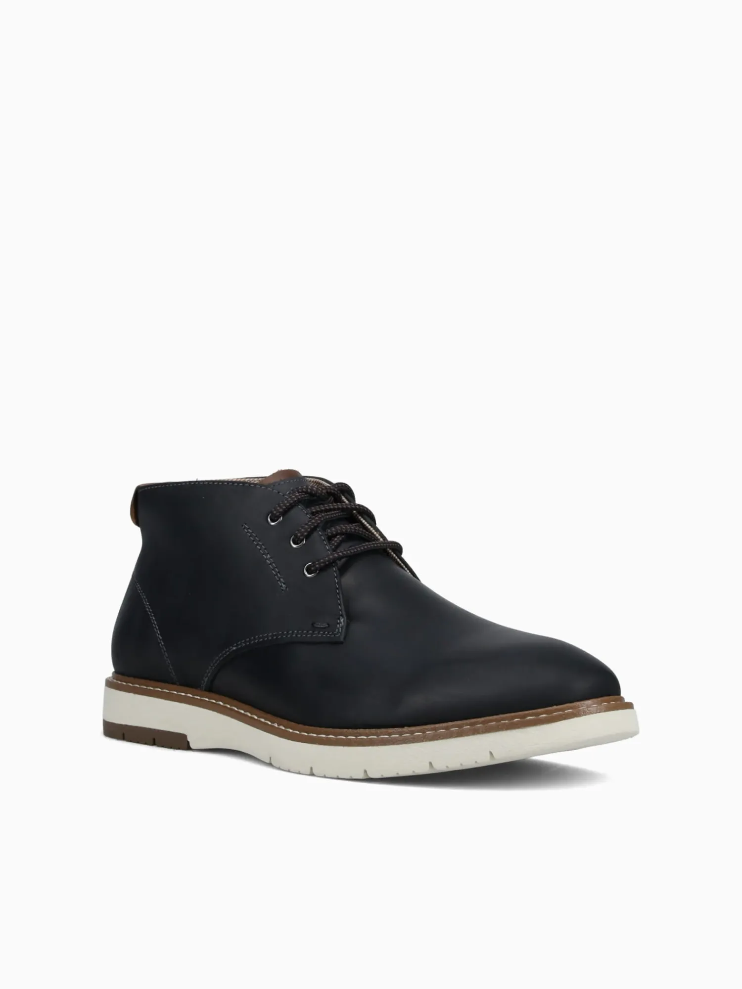 Clearance Florsheim vibe plian toe chukka blk brw crazy hors Black