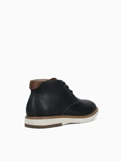 Clearance Florsheim vibe plian toe chukka blk brw crazy hors Black