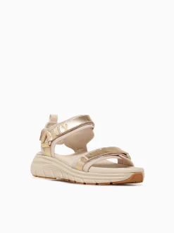 Sale VIONIC walk max wanderer parchment leather Gold