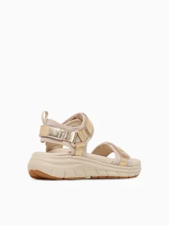 Sale VIONIC walk max wanderer parchment leather Gold