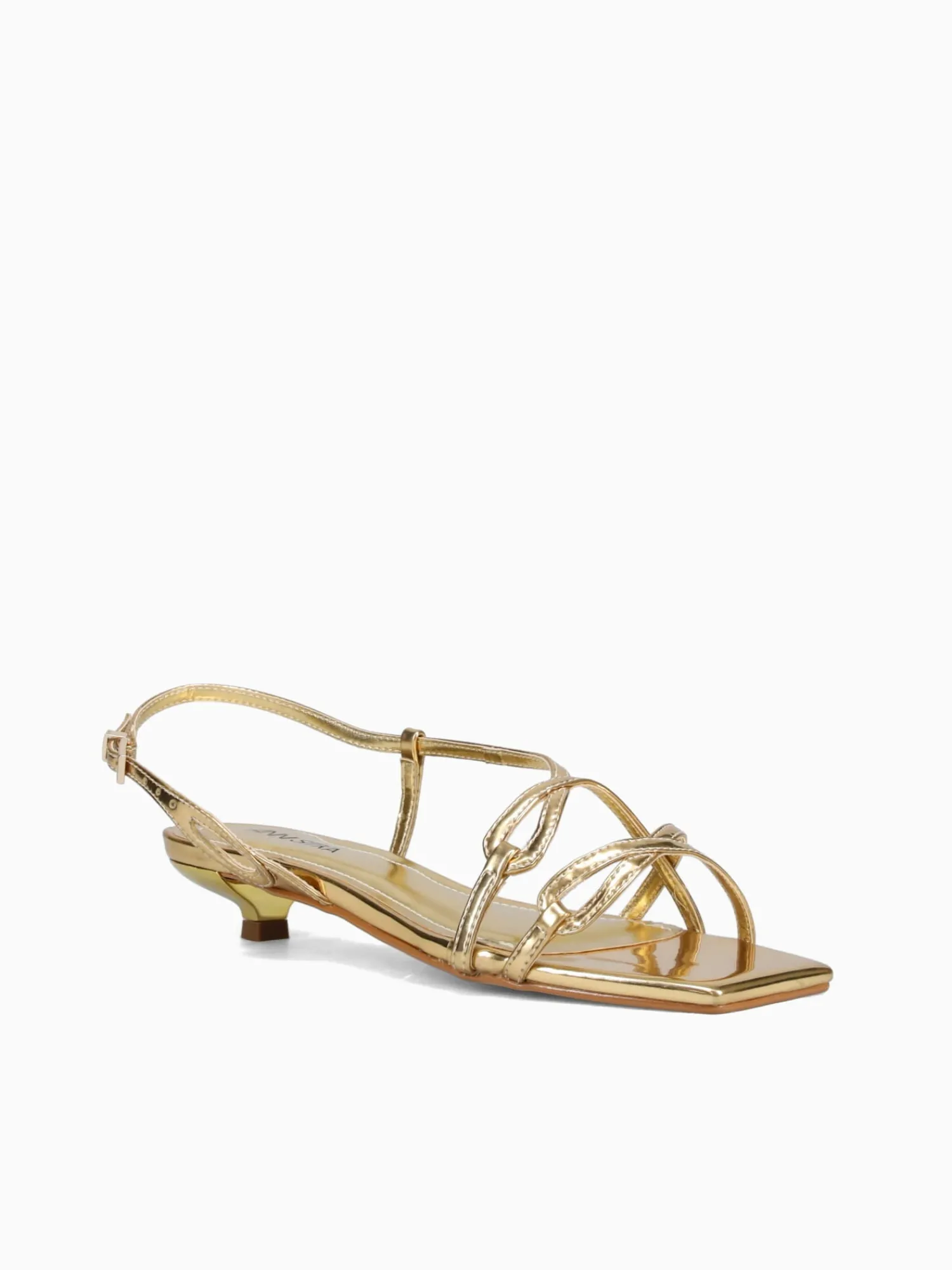 Clearance Anni Sitka welcome ouro espelhado Gold