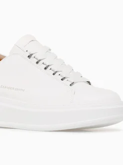 Hot ALEXANDER SMITH wembley man total leather White