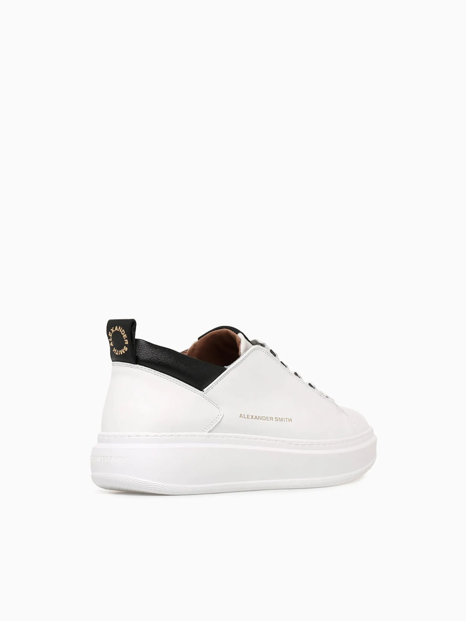 Discount ALEXANDER SMITH wembley man black leather White