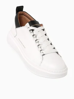 Discount ALEXANDER SMITH wembley man black leather White