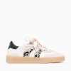 Sale CRIME LONDON wembley 20250pp7 10 wht leopard lea sde White