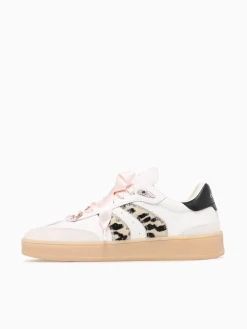 Sale CRIME LONDON wembley 20250pp7 10 wht leopard lea sde White