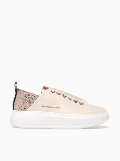 New ALEXANDER SMITH wembley woman cream leather Beige Multi