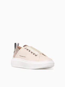 New ALEXANDER SMITH wembley woman cream leather Beige Multi