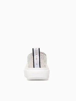 Fashion ALEXANDER SMITH wembley woman white iride azure leather White Pearl