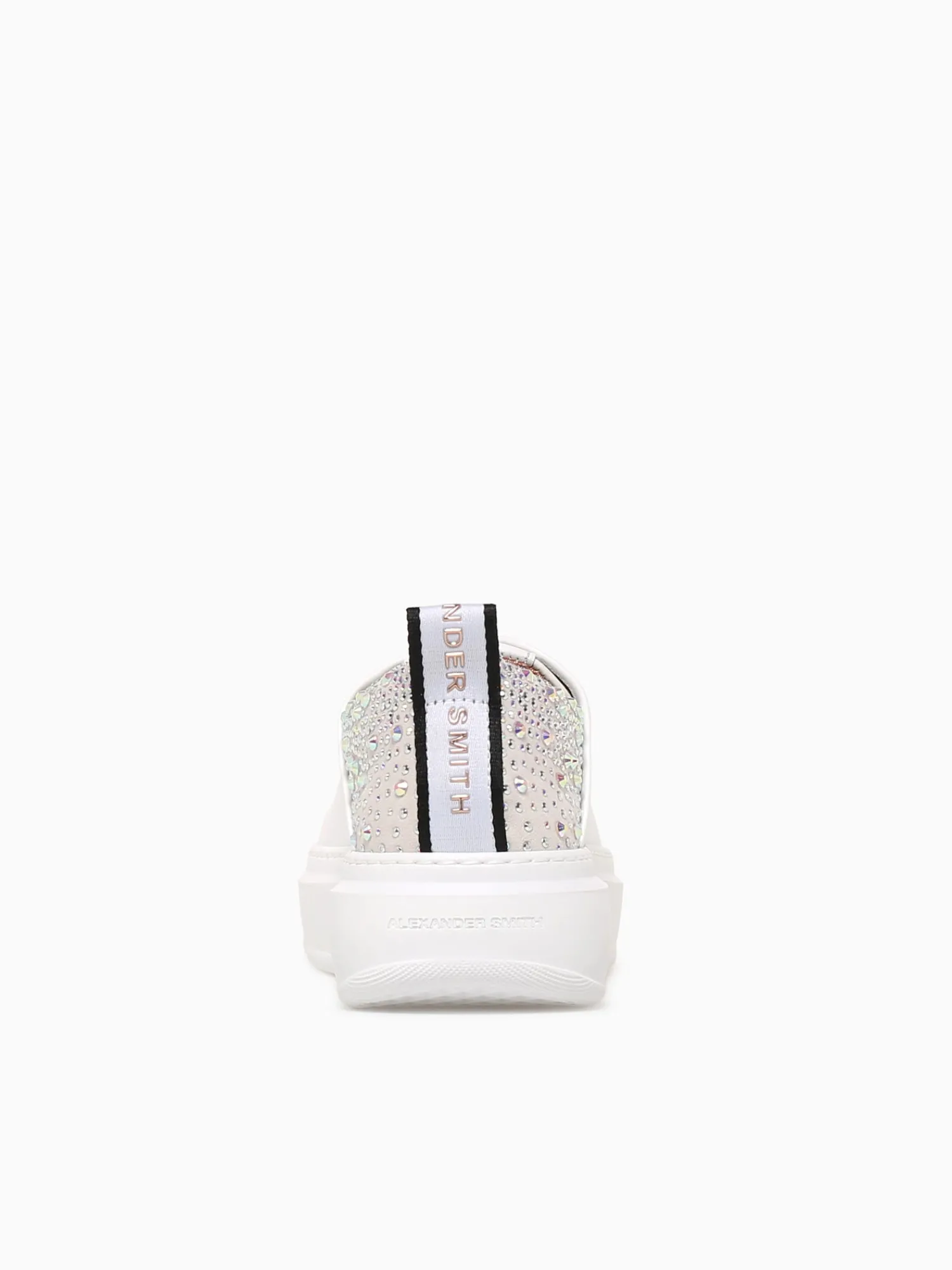 Fashion ALEXANDER SMITH wembley woman white iride azure leather White Pearl