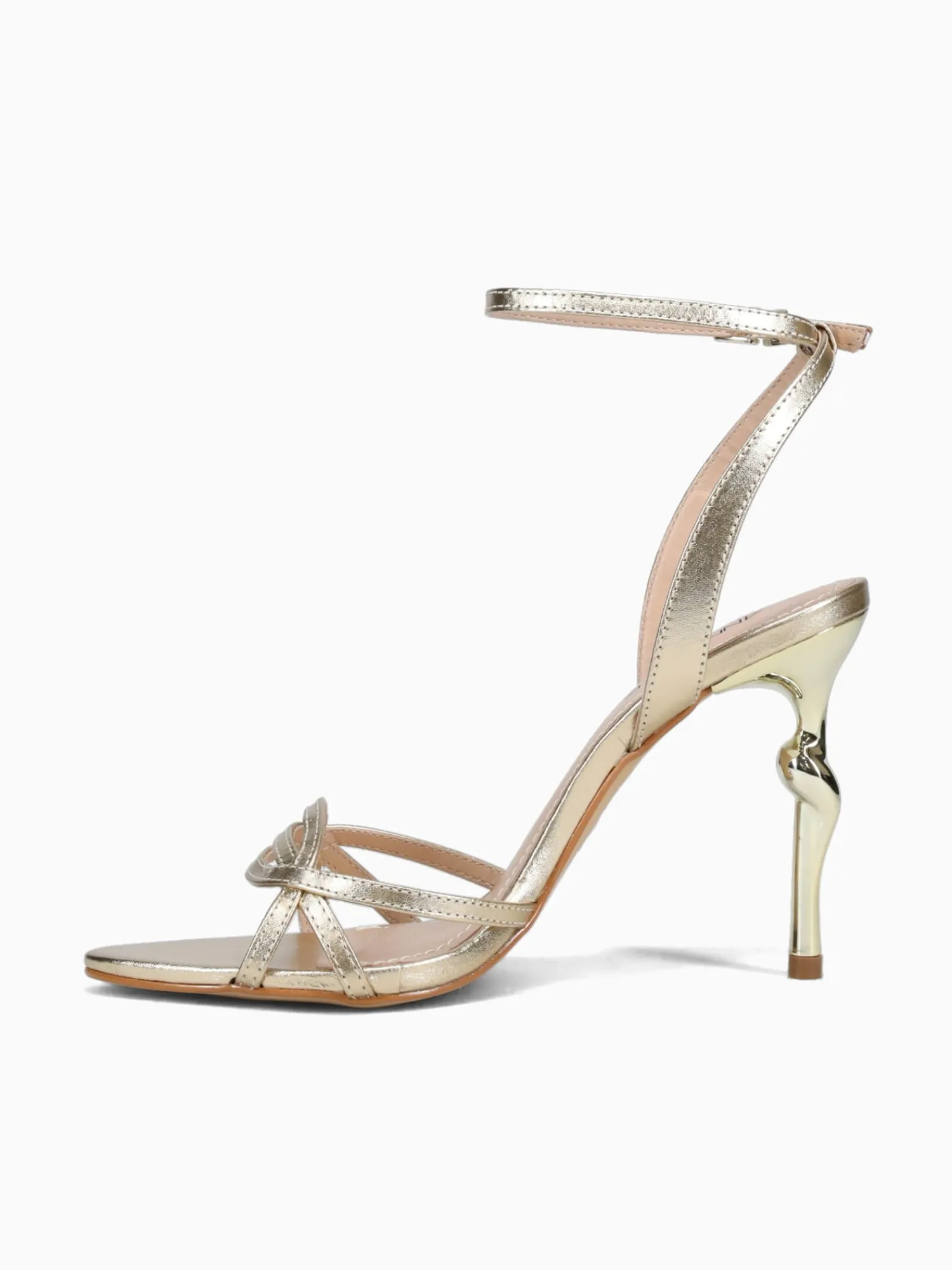 Sale Anni Sitka wild nappa metal Champagne
