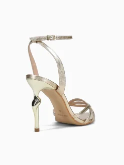 Sale Anni Sitka wild nappa metal Champagne