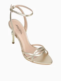 Sale Anni Sitka wild nappa metal Champagne