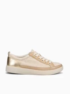 Clearance VIONIC winny gold canvas leather Natural