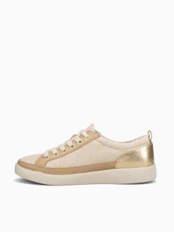Clearance VIONIC winny gold canvas leather Natural