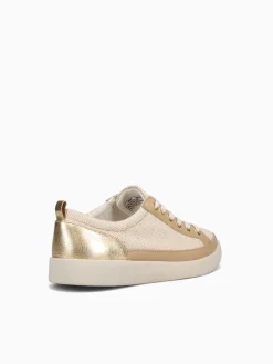 Clearance VIONIC winny gold canvas leather Natural
