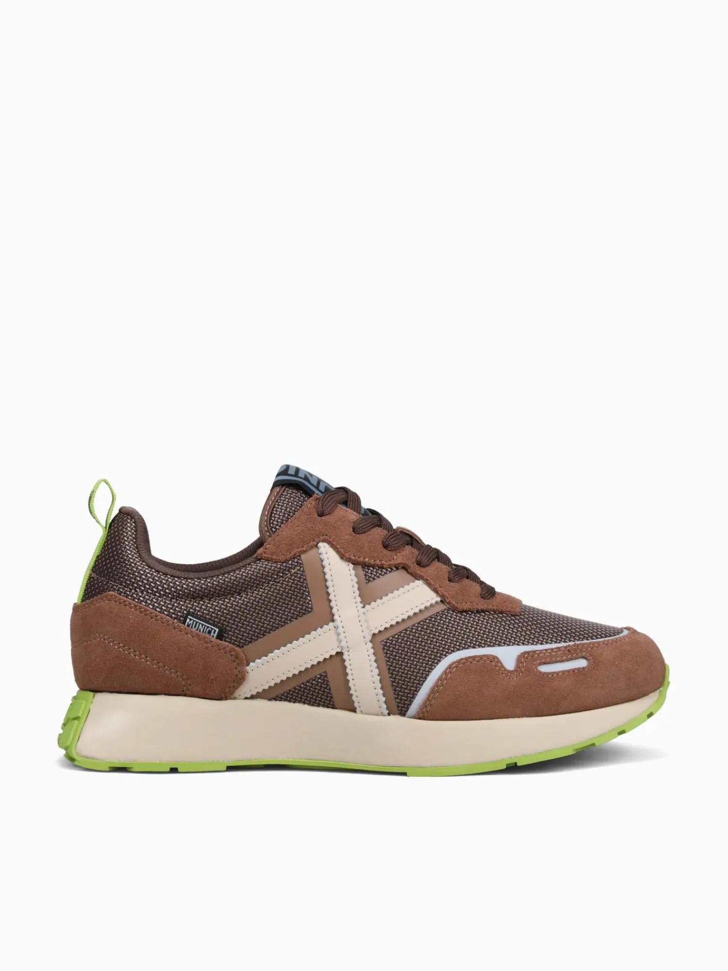 Clearance MUNICH xemine 67 mesh suede Brown