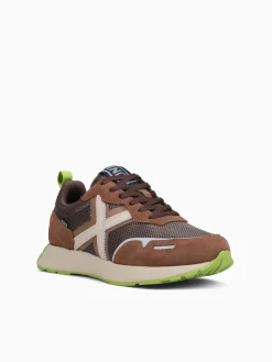 Clearance MUNICH xemine 67 mesh suede Brown