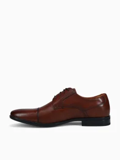 Online Florsheim zaffiro cap toe oxford cognac leather Brown