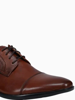 Online Florsheim zaffiro cap toe oxford cognac leather Brown