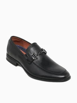 Outlet Florsheim zaffiro moc toe bit leather Black