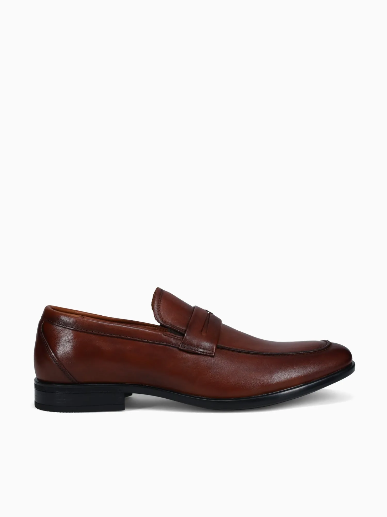 Hot Florsheim zaffiro moc toe penny loafer lea Cognac