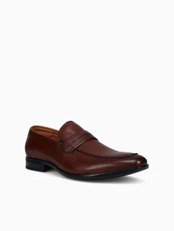 Hot Florsheim zaffiro moc toe penny loafer lea Cognac