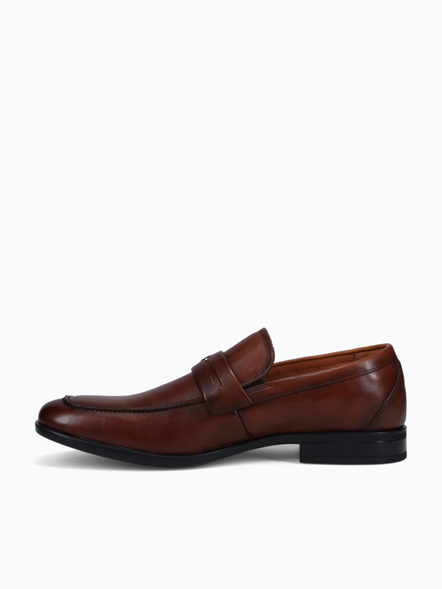 Hot Florsheim zaffiro moc toe penny loafer lea Cognac