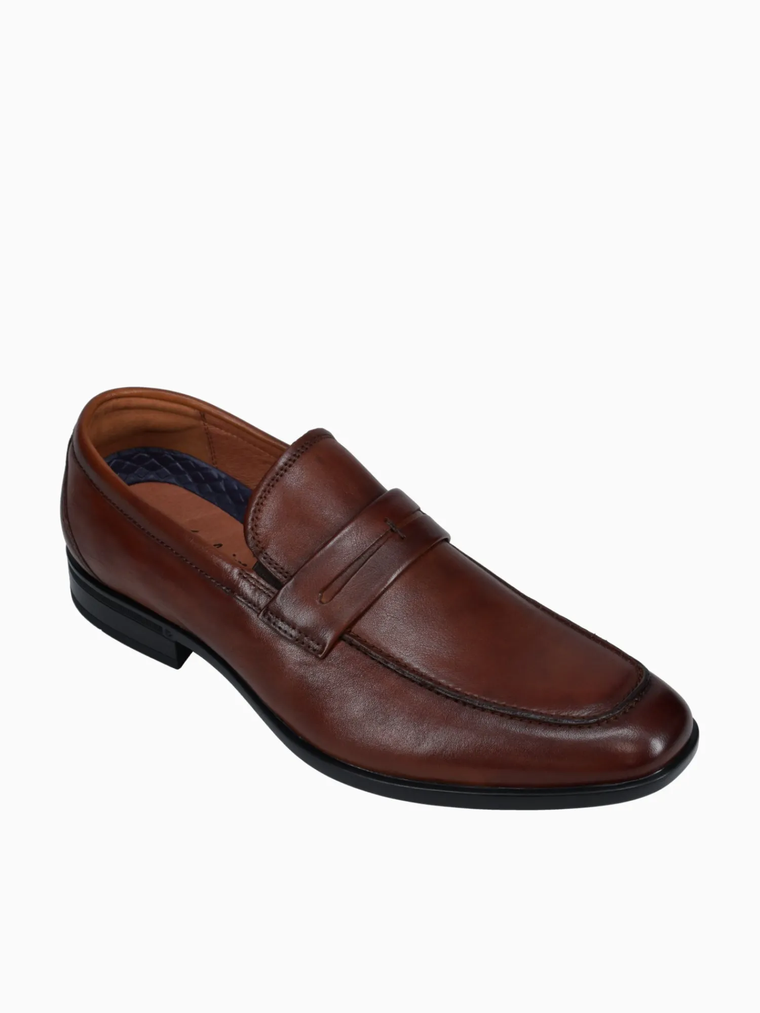 Hot Florsheim zaffiro moc toe penny loafer lea Cognac