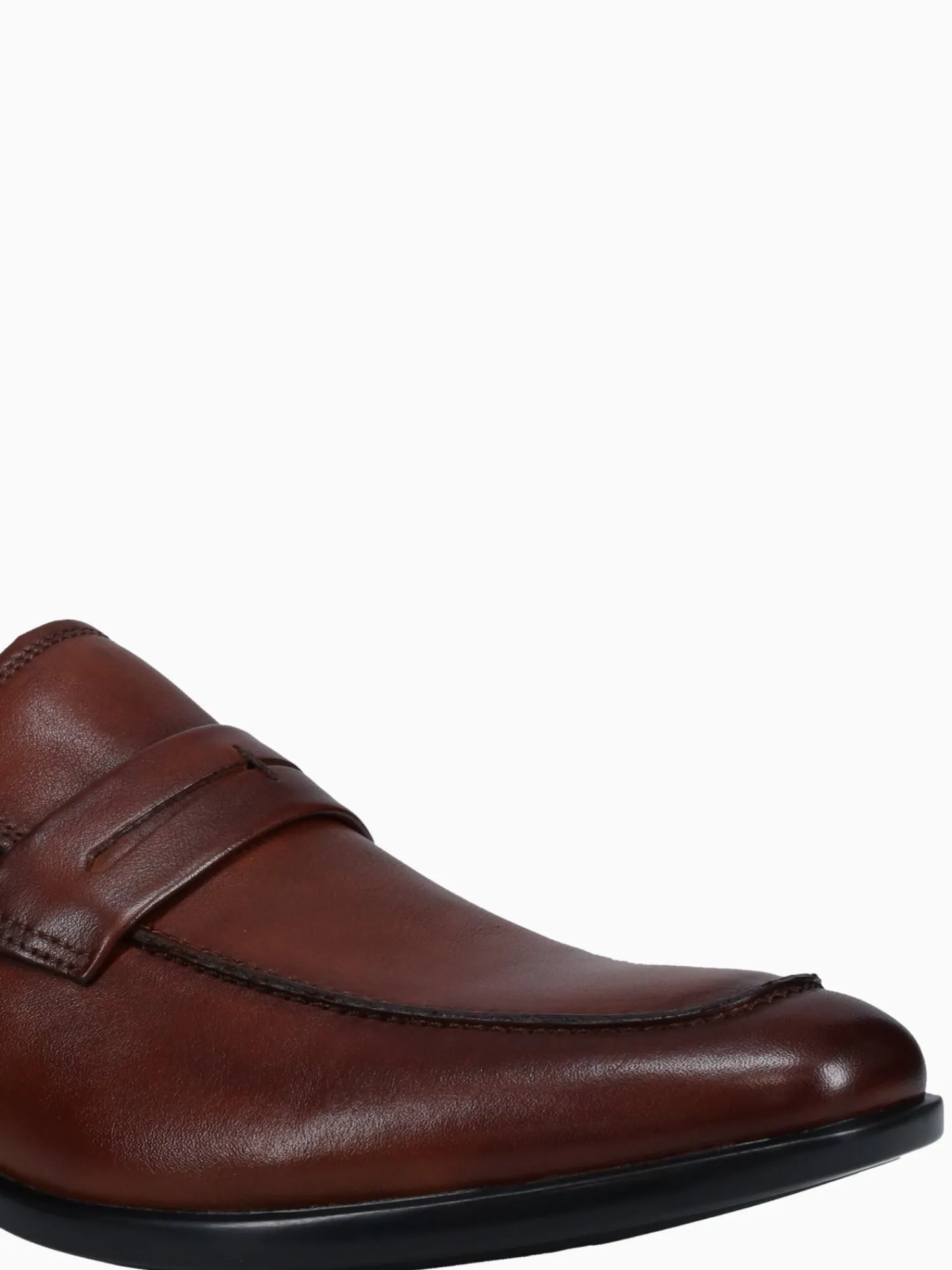 Hot Florsheim zaffiro moc toe penny loafer lea Cognac